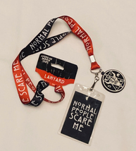 American Horror Story lanyard AHS ID badge holder Normal People Scare Me - £2.30 GBP