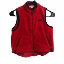 Gap Boys Red Fleece Sweater Vest Size XS (4-5) - $19.80