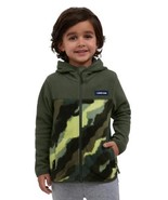 Lands&#39; End Girls Boys Jacket Green Multicolor Camouflage Full Zip Pocket... - $616.31 MXN