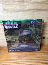 Star Wars Luke Skywalker The Clone Wars Lenticular Puzzle 100 Pcs 3D Eff... - $5.55