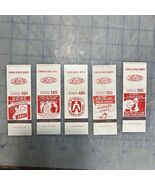 Vintage DuPont Matchbook Covers Sabine River Works P.I.P. Safety Cartoons - $45.89