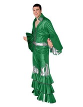 Tabi&#39;s Characters Men&#39;s Disco Shirt Theatrical Quality Costume, Green, Medium - £400.63 GBP