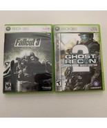 Lot Of 2 Games Ghost Recon 2 And Fallout 3 Microsoft Xbox 360 - $170.18 MXN