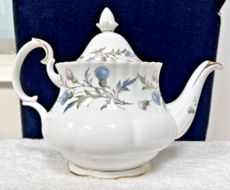 ROYAL ALBERT Bone China Vintage Brigadoon Teapot Excellent Shape!! - $193.05