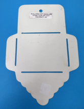 Scalloped Gift Envelope Template Hard Plastic 7 1/8 x  5 in Stamp Your A... - $184.14 MXN
