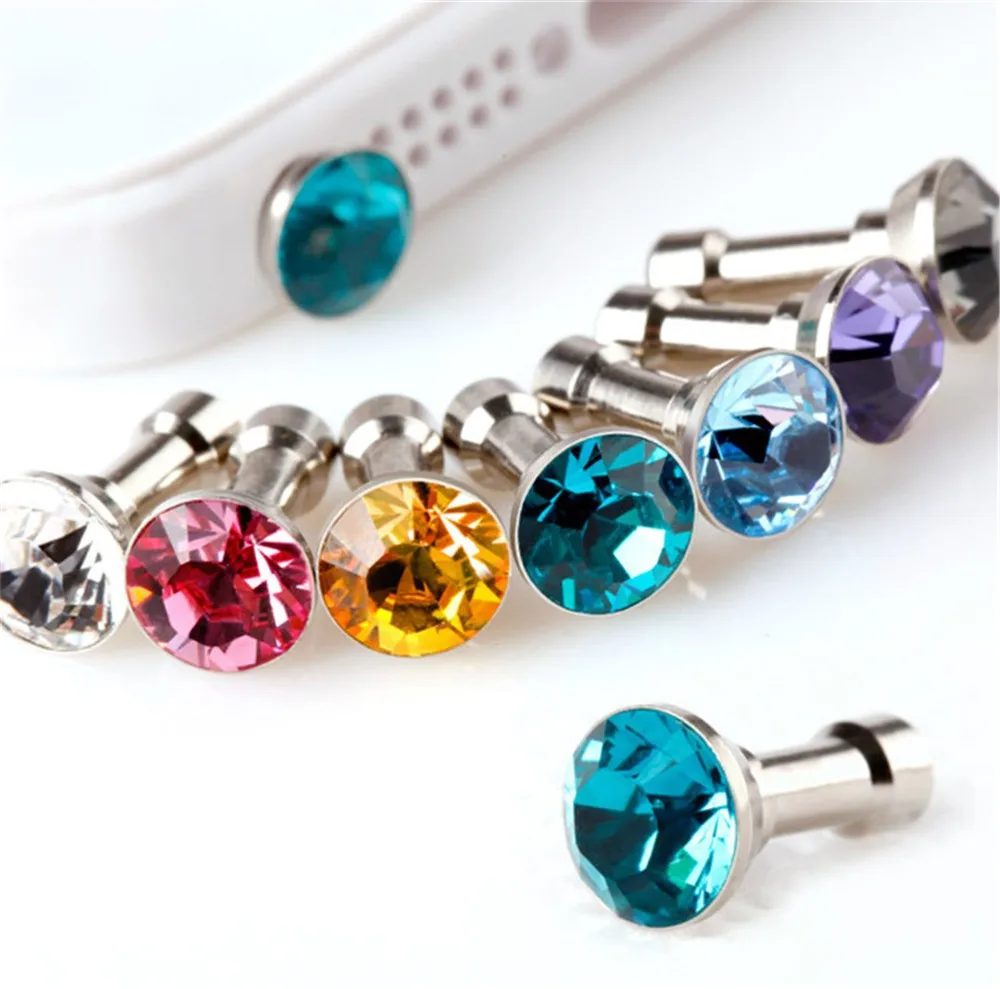 House Home 10pcs Bling Diamond Dust A Universal 3.5mm A Earphone  For A 6 5sA A  - $25.00