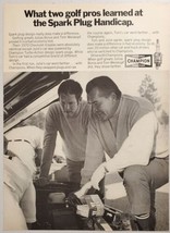 1970 Print Ad Champion Spark Plugs Golfers Julius Boros & Tom Weiskopf - $11.68