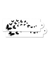 Cake decorating Airbrush Icing Frosting Fondant Stencils Butterflies 7Mi... - $12.19 CAD