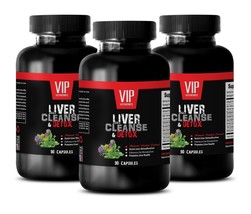 liver detox and cleanse - LIVER DETOX &amp; CLEANSE - dandelion - 3 Bottles 270 Caps - £29.51 GBP