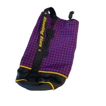 American Girl 1996 Soccer Gear Purple Checkered Plaid Duffle Bag for Doll - $6.89