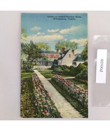 Garden Ludwell-Paradise House Williamsburg Virginia 1940s Linen Postcard... - €11,01 EUR