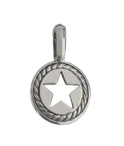David Yurman Sterling Silver Star Amulet Pendant  - £176.76 GBP