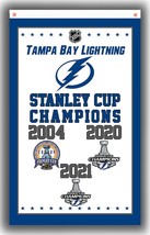 Tampa Hockey Team Memorable Flag 3x5ft Lightning Fan Champs Good Banner - $18.00