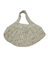 Crochet Blue Speckled Market Bag - $35.00