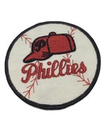 Vtg Baseball Patch Philadelphia Phillies 1970&#39;s Embroidered 4&quot; x 4&quot; Unused - $37.54 CAD