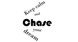Picniva keep calm and chase your dream removable Vinyl Wall Decal Home Dicor - £6.84 GBP
