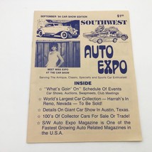 Booklet Southwest Auto Expo Magazine September 1984 Brochure Temple Texas - $461.62 MXN