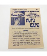 Booklet Southwest Auto Expo Magazine September 1984 Brochure Temple Texas - $460.77 MXN