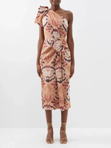 Ulla Johnson Femmes Neuf Idra Ikat Imprimé une Épaule Coton Robe Courte S 4 - $146.87