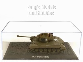 M26 Pershing Medium Tank - US Army &amp; Display Case - 1/72 Scale Model - £31.64 GBP