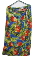 Jams World MANGO print Sz XL Rayon Wrap Sarong Skirt Made In Hawaii - £45.21 GBP