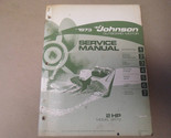 1973 Johnson Outboard Service Manual 2 HP 2R73 OEM Boat-
show original t... - $20.09
