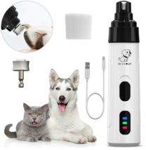 Pet Dog Cat Nail Paws Grinder Trimmer Tool Grooming Care Clipper Electri... - £45.41 GBP