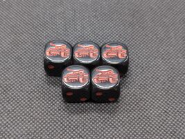 (5) Flames Of War Special Edition Black And Red D6 Dice - $31.07 CAD