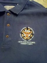 BSA Simon Kenton Council Summer Camps 2XL Polo Shirt Ohio - £14.62 GBP