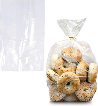 50 Clear Gusseted Cello Poly Plastic Bags Candy Cookie 2mil 12&quot; x 8&quot; x 30 - £25.42 GBP