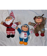 3 Cabbage Patch Kids Sparkle Cuties HOLIDAY HELPERS 10&quot; Dolls Christmas NWT - £47.81 GBP