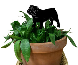 Bulldog Plant Stake / Dog / Metal  - £22.34 GBP