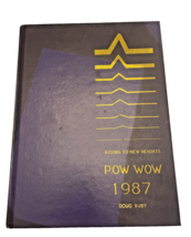 Yearbook Indianola Iowa IA High School Book Pow Wow No Writing Annual 1987 - £25.29 GBP