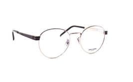 New Saint Laurent Sl M63 002 Silver Authentic Eyeglasses Frame Rx 52-19 - £223.47 GBP
