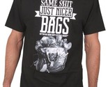 Dissizit Hombre Negro Iguales $ Golpear Nicer Bolsas Camiseta Gráfica Di... - $18.71