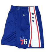 Nike Philadelphia 76ers Icon Edition  Sz S Mens Shorts Rush Blue CD0485-495 - £42.30 GBP