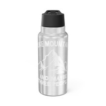Gator Tumbler 32oz Stainless Steel Double Insulation Personalized Funny Mountain - £26.61 GBP