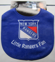 NHL New York Rangers Little Fan Baby Infant ALL PRO BIB Royal Blue by Wi... - $16.99