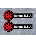 2X BERETTA DECAL STICKER Made in USA - FREE FAST SHIP - $2.92+