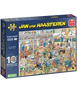 NEW Jumbo Jigsaw Puzzle 1000 Pieces 1110100028 Jan van Haasteren 10 Year... - $28.89