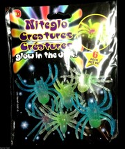 Arachnophobia Glow Tarantula Spiders Toy Halloween Horror Prop Decoration-6p Set - £2.24 GBP