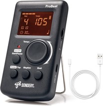 Rechargeable Digital Metronome for Guitar Piano Drum All Instruments wit... - £26.61 GBP
