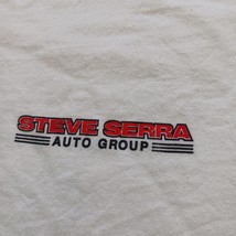 Gildan Men White Cotton T-Shirt Graphic Steve Serra Auto Group Short Sleeve 2XL image 7