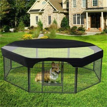 Versatile Canopy For Eight-Sided Pet Fence - All-Weather Dog Shelter - £23.25 GBP