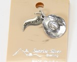 Black Hills SD Sterling Silver 925 Charm Sunrise Silver Cowboy Hat Origi... - $29.39