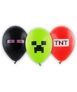 Minecraft 24  Balloon Pack | TNT | Creeper | Party | Boys | Girls | Birt... - £12.66 GBP