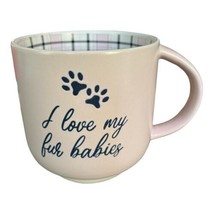 Winifred &amp; Lily Ceramic Mug  Etched I Love My Fur Babies 16oz - £12.66 GBP