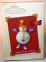 Hallmark: Snowy Push &#39;N&#39; Pull - 2003 - Classic Keepsake Ornament - £15.82 GBP