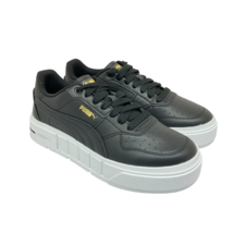 PUMA Women’s Low-Cut Cali Court Athletic Sneakers Black Leather Size 8M - $75.99