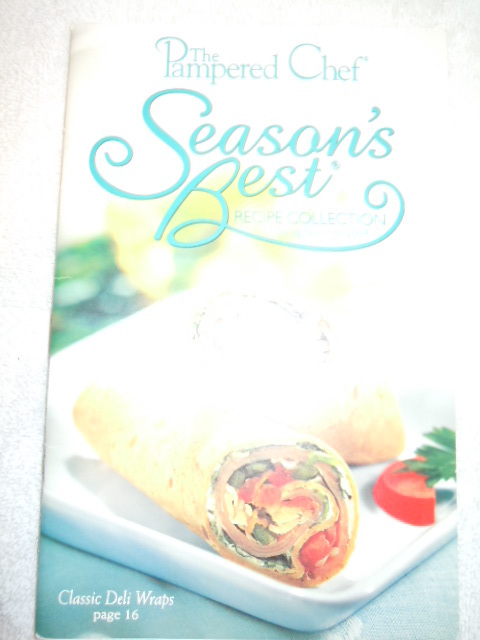 Pampered Chef Season&#39;s Best Spring summer 2004 Recipe Booklet   - $2.99